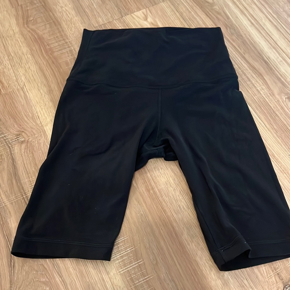 Lululemon black biking shorts